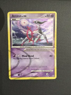 Arceus AR7 Holo Vintage Platinum Promo Card LV 100 - Image 1