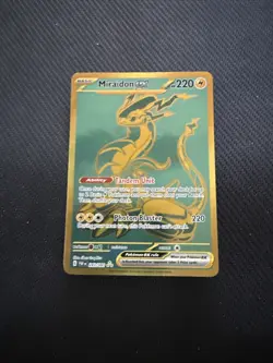 Pokemon TCG Paldean Fates Miraidon EX Hyper Rare Card 243/091 NM Condition - Image 1