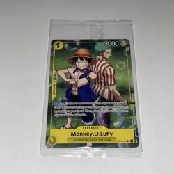 One Piece CCG Monkey.D.Luffy OP10-111 Rare Promo Card Factory Sealed Mint - Image 3