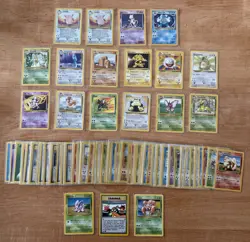 Pokemon Complete Non Holo Base Set 2 Set 21-130 Cards + 4 Holos! - Image 1