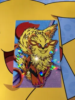 Pokemon Arcanine Cracked Ice Holo Team Rocket Card Database Set Peru - Image 1