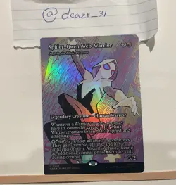 Spider-Gwen, Web-Warrior - Najeela, the Blade-Blossom (Borderless) foil - Image 1