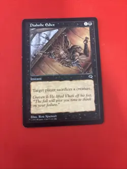 Diabolic Edict Tempest Regular Mtg Magic The Gathering - Image 1