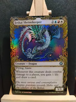 Jeskai Shrinekeeper (Showcase) FOIL - Tarkir Dragonstorm - NM (see pics) MTG - Image 1