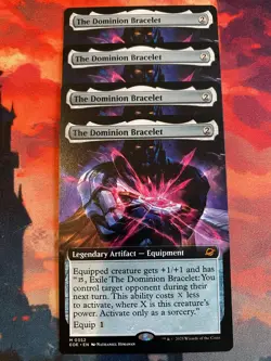 MTG Edge of Eternities The Dominion Bracelet Extended Art x 4 - Image 1