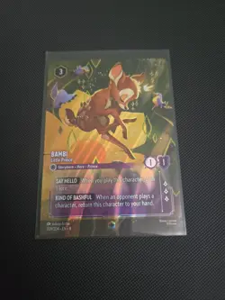 Disney Lorcana enchanted Bambi - Little Prince 209/204 - Reign Of Jafar - Image 1