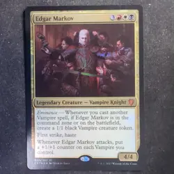 Edgar Markov - Foil - Commander 2017 (MTG) - Image 1