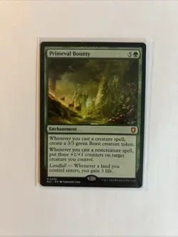 Primeval Bounty 0232 Non Foil Mythic Bloomburrow Commander MTG NM - Image 1