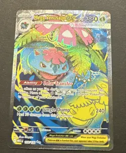 2025 POKEMON MEGA EVOLUTION MEGA VENUSAUR EX ULTRA RARE #155/132! - Image 1
