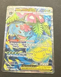 2025 POKEMON MEGA EVOLUTION MEGA VENUSAUR EX ULTRA RARE #155/132! - Image 5
