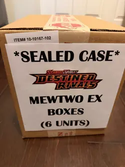 Pokemon TCG Team Rocket's Mewtwo ex Box Sealed Case (6x Box Case) - Image 3