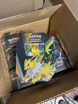 Pokemon TCG Eevee Evolutions Tins 2021 - Set of 6 Factory Sealed - Image 5