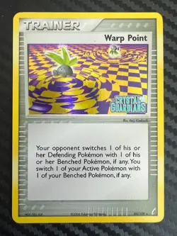 Pokemon TCG Warp Point Crystal Guardians 84/100 Reverse Holo Stamped VLP - Image 1