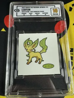 Leafeon Pristine 10 Daiichi Pan Sticker 2023 Japanese Pokemon - Image 1
