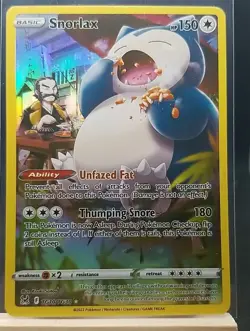 Snorlax TG10/TG30 Lost Origin Trainer Gallery Sword and Shield Pokemon Tcg - Image 1