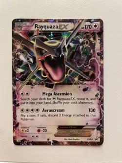 Pokemon Rayquaza EX XY69 Holo Black Star Promo - Image 1