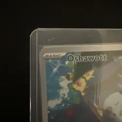 Oshawott Illustration 105/086 Rare IR Pokemon White Flare English NM Condition - Image 2