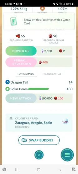 Pokemon Go Legendary Shiny Groudon - Image 2