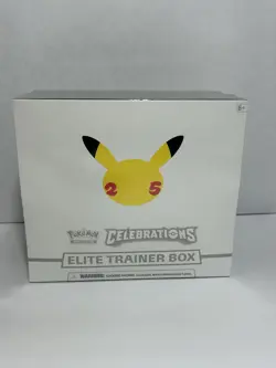 Pokemon Celebrations Elite Trainer Box 25th Anniversary RARE New Sealed ETB - Image 1