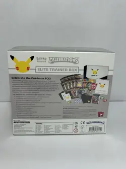 Pokemon Celebrations Elite Trainer Box 25th Anniversary RARE New Sealed ETB - Image 2
