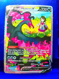 2022 Pokemon SWSH Astral Radiance Galarian Moltres V #TG20/TG30 - Image 1