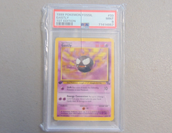 Gastly - 1999 Pokemon Fossil - 1st Edition #33 - PSA Mint 9 - FREE SHIPPING - Image 1