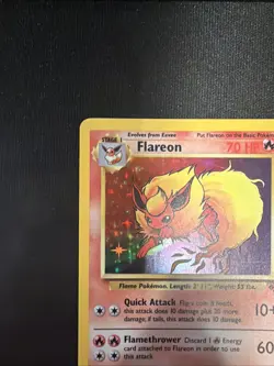 Pokemon TCG Flareon 3/64 Jungle Holo Rare Unlimited Card - Image 4
