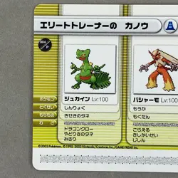 Pokemon Battle Card e+ Cooltrainer Mattego e-Reader 004/P Promo Trading Card - Image 3