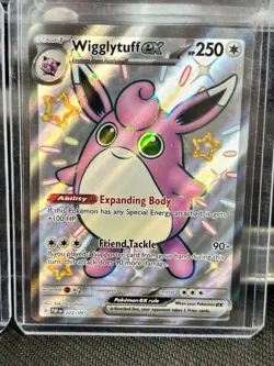 Pokemon Paldean Fates Shiny 9-Card Mix Lot Baby Shiny, IR, Full Arts Extra Mint - Image 2