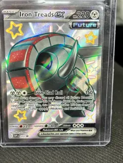 Pokemon Paldean Fates Shiny 9-Card Mix Lot Baby Shiny, IR, Full Arts Extra Mint - Image 3