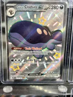 Pokemon Paldean Fates Shiny 9-Card Mix Lot Baby Shiny, IR, Full Arts Extra Mint - Image 4