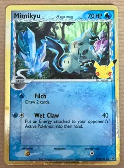 Pokemon Card - Mimikyu - SWSH Black Star Promo - Holo - SWSH136 - Celebrations - Image 1
