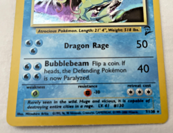 1x Gyarados 7/130 Base Set 2 2000 Holo Rare Pokemon Card LP/NM - Image 3