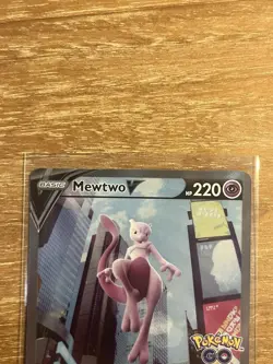 Mewtwo V Pokemon Go Alternate Full Art Holo Rare Card 072/078 Pokemon TCG - Image 3