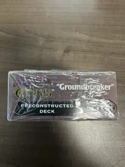 Magic The Gathering MTG SEALED Exodus Theme Deck Groundbreaker Vintage wotc1998 - Image 5