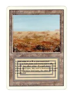 Scrubland Revised - Dual Land - Magic the Gathering MTG - Image 1