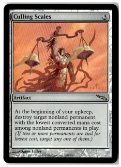MTG Foil Culling Scales - Mirrodin Lightly Played English - Image 1