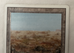 1x Scrubland Revised Edition MTG Magic the Gathering LP - Image 2