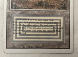 1x Scrubland Revised Edition MTG Magic the Gathering LP - Image 3