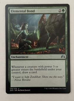 1x Elemental Bond Magic Origins MTG Magic the Gathering LP/NM - Image 1