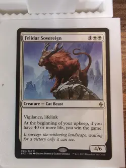 Felidar Sovereign Battle for Zendikar Regular MTG - Image 1
