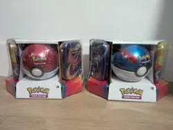 Lot Of 2 Pokemon TCG Tin Pack Sams Club Kanto Powers Pokeball Tin 820650106361 - Image 1