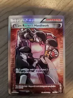 POKEMON Team Rocket’s Handiwork Full Art Ultra Rare 124/124 XY Fates Collide - Image 1