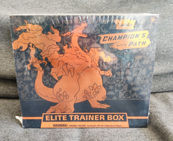 NEW/SEALED Pokemon TCG Sword & Shield Champion's Path Elite Trainer Box - Image 1