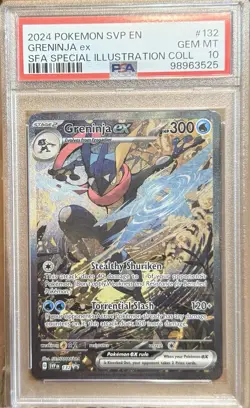 2014 Pokemon SVP En Greninja SFA SPECIAL ILLUSTRATION COLLECTION PSA 10 GEM 132 - Image 1