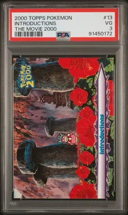 Topps Pokemon The Movie 2000 Introductions #13 PSA 3 - Image 1