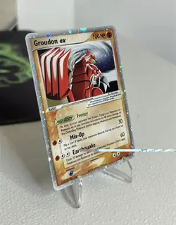 2006 Pokemon Groudon ex Holo #038 EX Collector’s Tin Black Star Promo - Image 2