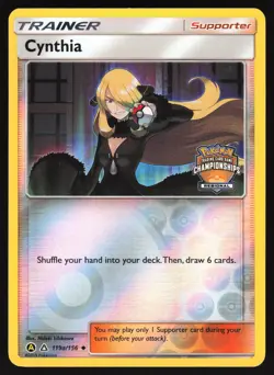 Cynthia ALT ART Regional Championships Promo 119a/156 - SM Ultra Prism - Pokemon - Image 1