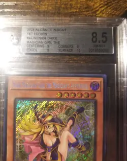 Yu-Gi-Oh! Dark Magician Girl the Magician's Apprentice EN004 BGS 8.5+ NM-MT+ PSA - Image 1
