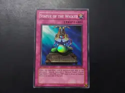 Yugioh - Statue of the Wicked PGD-046 Super Rare 1st Edition - Image 1